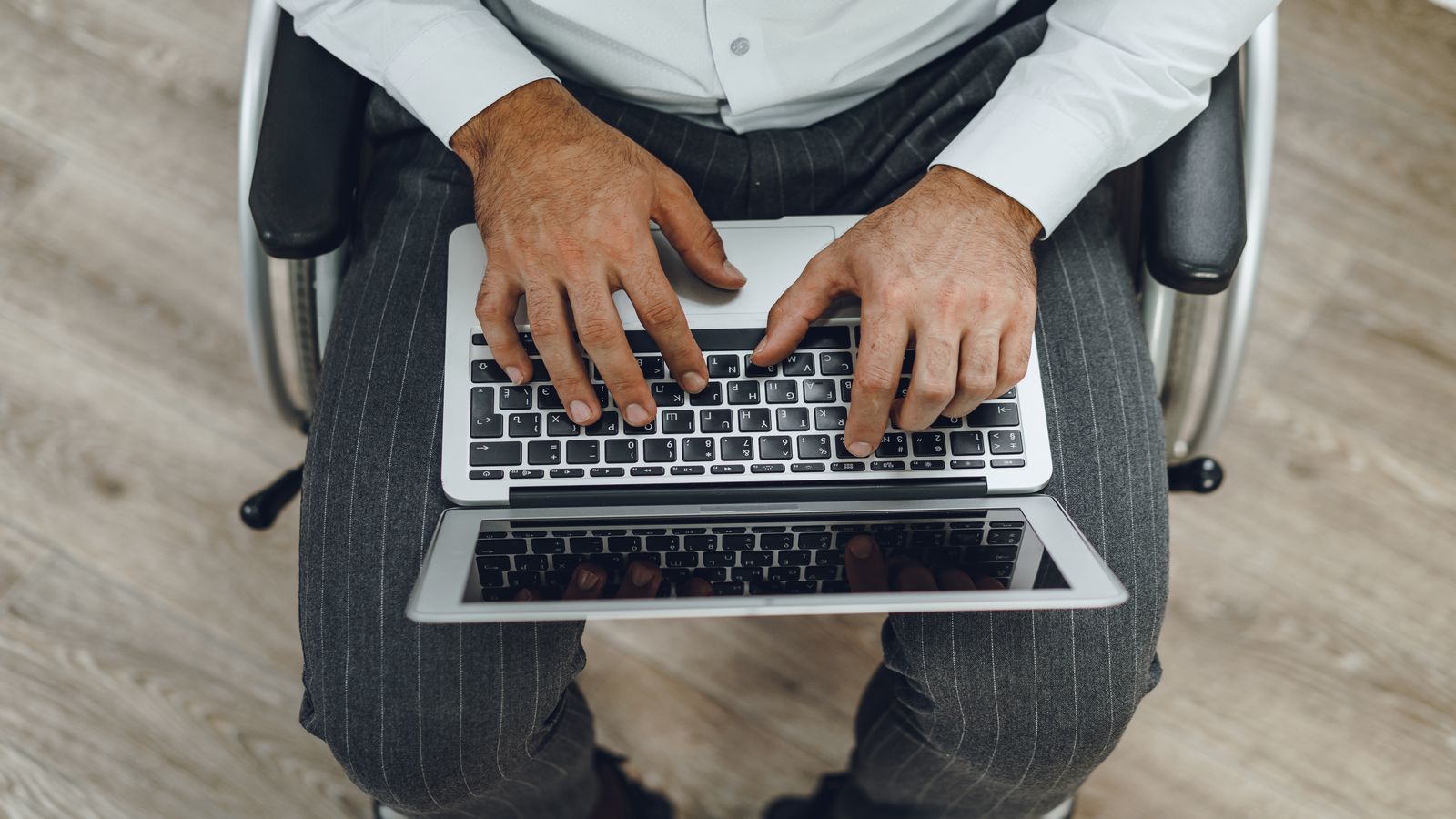 Diagrama de hierarquia de pagina com verificacoes de acessibilidade