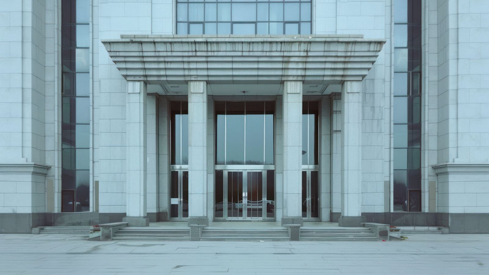 Interface de site de cartorio com secoes de atendimento