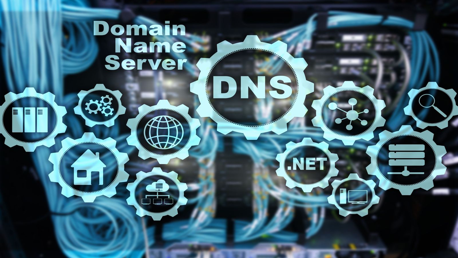 Diagrama de resolucao de DNS com nameservers